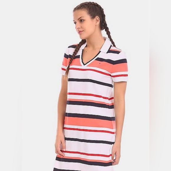 Tommy hilfiger stripes polo mini dress - Picture 8 of 9